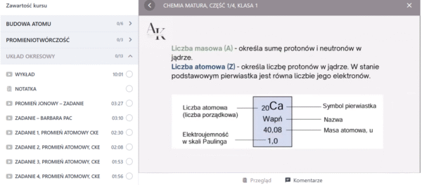 Pakiet kursów maturalnych z chemii - obrazek 2