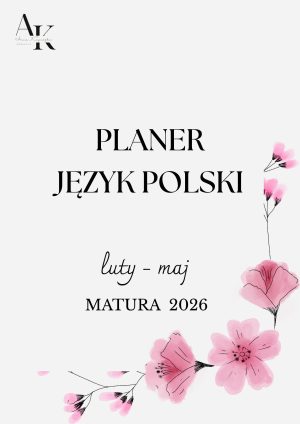 DARMOWY PLANER DO MATURY JĘZYK POLSKI