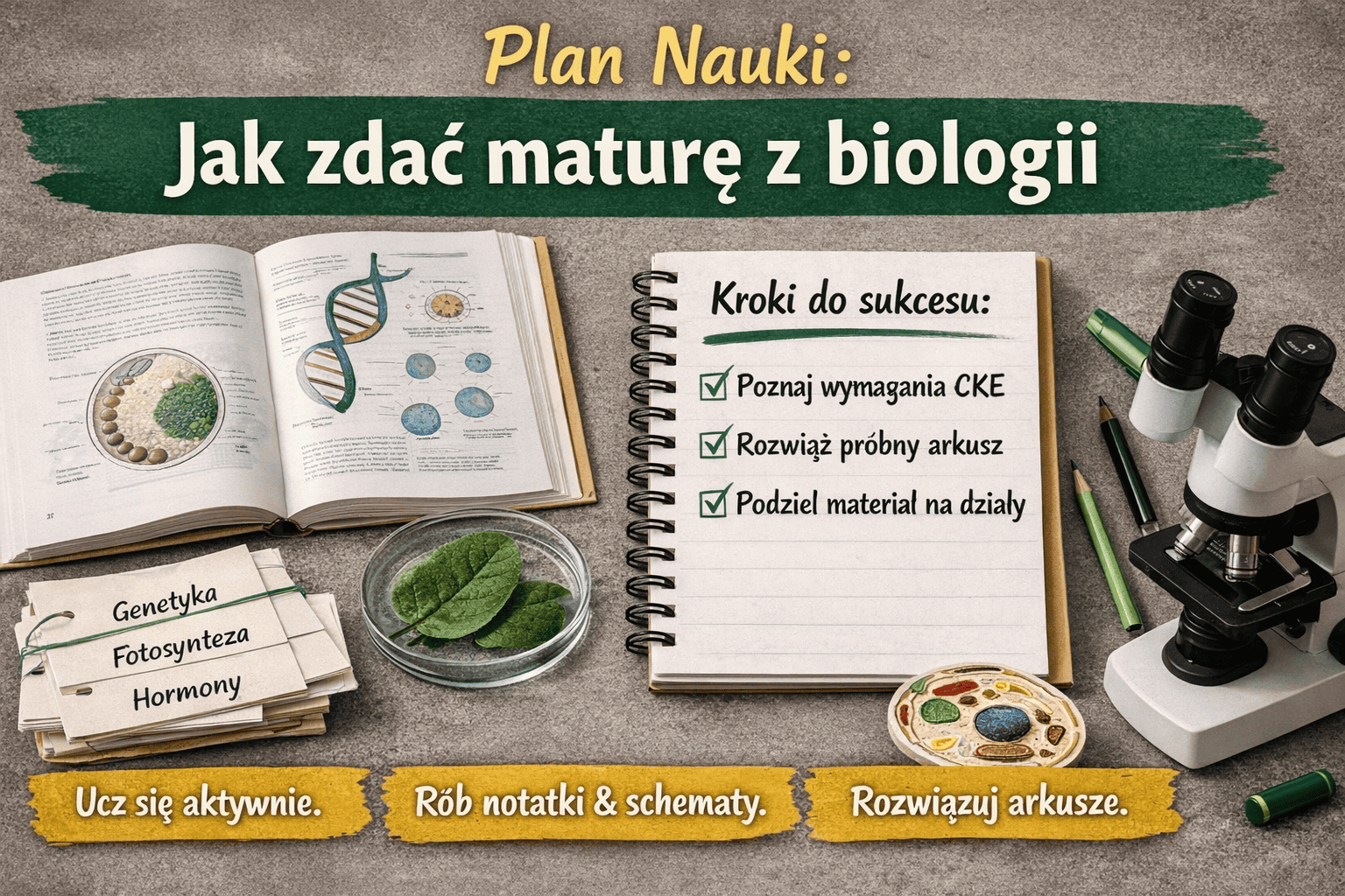jak zdać maturę z biologii