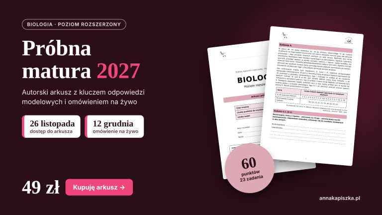 MATURA PRÓBNA BIOLOGIA EDYCJA 2027